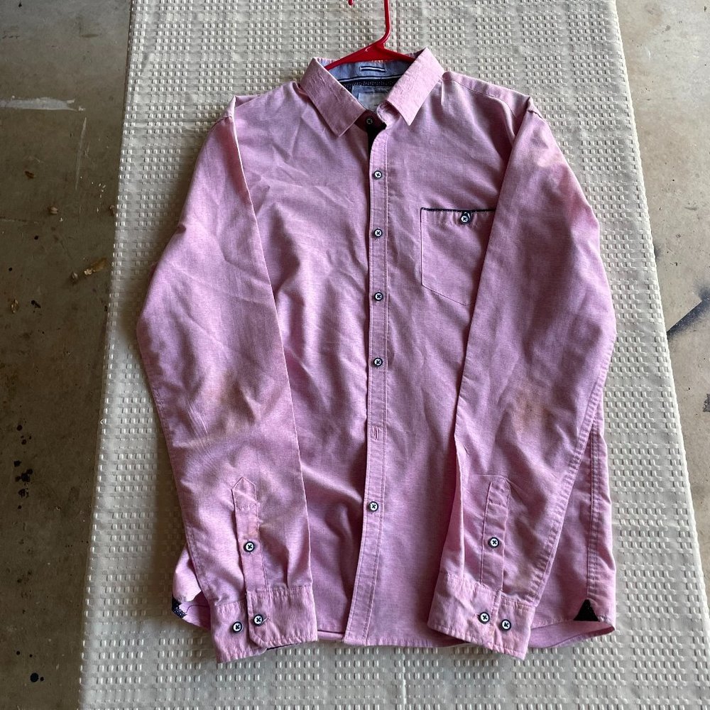 Craft + Flow Large Pink Button Down Shirt